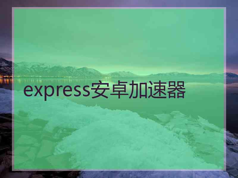 express安卓加速器